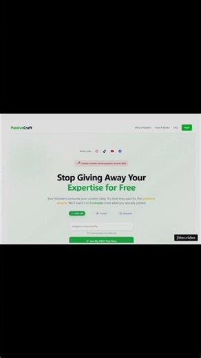 Stop trading views for income Own a product instead