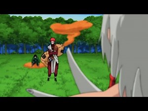 Gaara Epic Entrance - Against Kimimaro Saves Rock Lee - Gaara used Sand Tsunami to burry