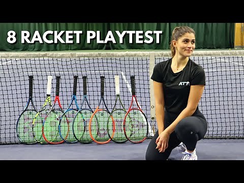 Female pro 🇬🇧🇳🇱 tests eight different rackets and picks her favourite