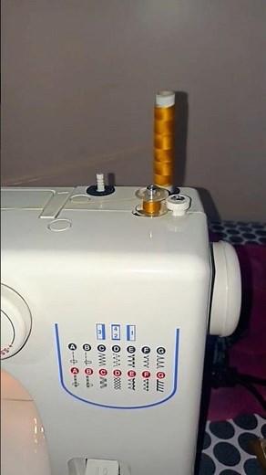 How to thread bobbin #sewing