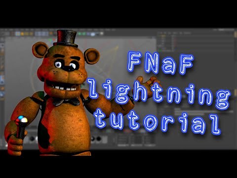FNAF 1 basic lightning tutorial (for C4D or any 3D animation software)