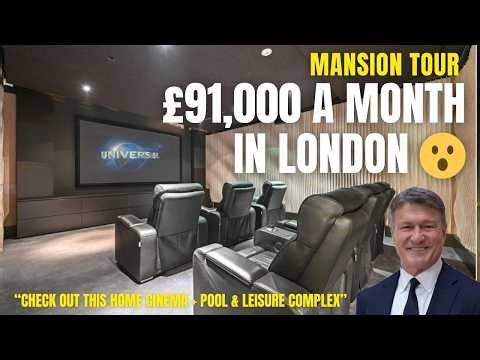 £91,000-Per-Month Kensington Mansion | Addison Road W14 House Tour