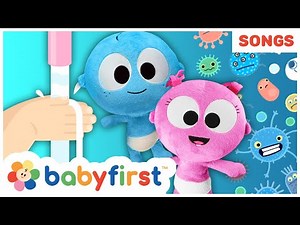 Wash Your Hands Song W Color Crew GooGoo & GaGa | kids Learning Healthy Habits Songs | Baby First TV