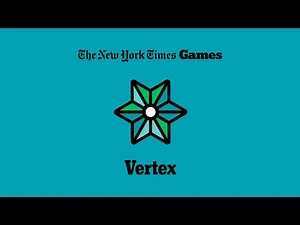 Vertex - New York Times Puzzle Game - Connect Dots to Create Triangles - Starter Puzzle 1: In a Jam