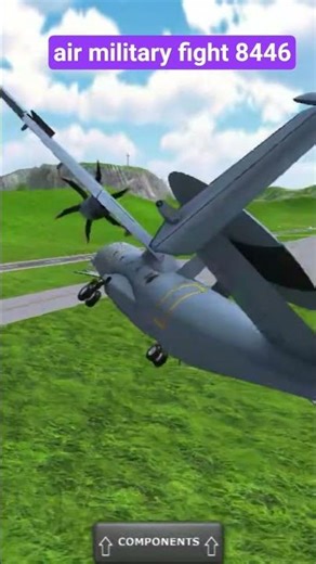 air military fight 8446 #airplane #airlines #gaming #turbopropflightsimulator