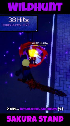 Wildhunt 340+ Damage Combo (Sakura Stand) #sakurastand #roblox #combo #limbuscompany