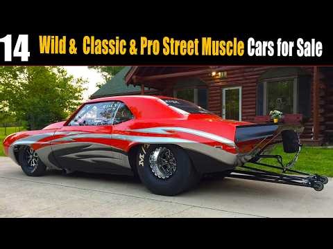 14 Classic Hot Rods & Pro Street Muscle Cars for Sale – Corvette, Camaro, Nova, Vega & More