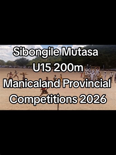 Sibongile Mutasa from St James Zongoro High School (young Sister to Beverly Mutasa) won the U15 Girls 200m race at the Manicaland Provincial Competitions 2026 #Sibongile Mutasa #Manicaland provincial athletics competitions #Nash athletics competitions 2026 ‎
