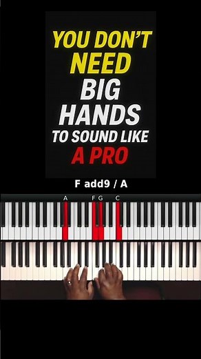 You Don’t Need Big Hands to Sound Like a Pro | MINI Pro Piano Chords for Beginners