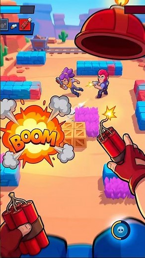 Dynamike FPS Action! Throwing Dynamite in Brawl Stars”