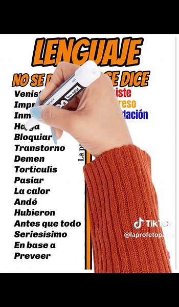 Errores comunes en el español y cómo decirlo bien