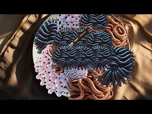 Abstract ASMR Animation 🍽️ | Insect-Inspired Alien Cuisine with Soft Visual Sounds