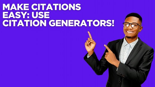 Get Your References Right with Free Citation Generators! (Check For Accuracy Though)