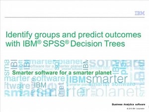IBM SPSS Statistics Decision Trees Demo in action
