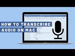 How to Transcribe Audio on Mac (Speech-To-Text)