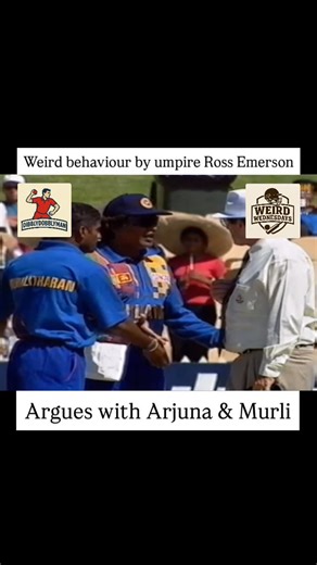 The Dibbly Dobbly Man on Instagram: "Probably the most controversial cricket match ever. The match had everything from questionable umpiring decisions to walk offs, to on-field player confrontations and heated moments, so much so that all these completely over-shadowed fabulous knocks played by England’s Graham Hick and Sri Lankan newcomer Mahela Jayawardena. Eventually the match ended in a dramatic manner with Sri lanka going on to chase England’s formidable score of over 300, but the highlight