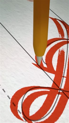 Gothic “S” Calligraphy in Procreate | iPad Lettering Practice