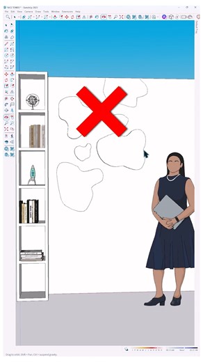 Create an Organic Voronoi Wall in SketchUp | A Plugin-Driven Design Flow