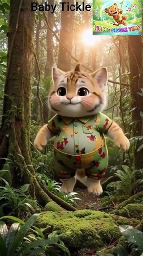 When Tickle The Tiger was Baby #animation #babyshorts #shorts