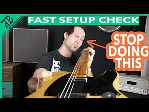 Guitar setup check without tools? | UNDER 1 MINUTE! | Guitar Tweakz | Kris Barocsi