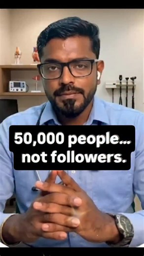 Dr.M.Venkateswaran on Instagram: "50,000 hearts… ❤️ Not followers. Not numbers. This is a FAMILY built on trust, truth, and purpose. Thank you for your support. This is not the end… This is the beginning of something BIGGER. Vasuki Clinic — We will rise together. 🙏🔥#ThankYou #50K #Doctor #VasukiClinic #Motivation"