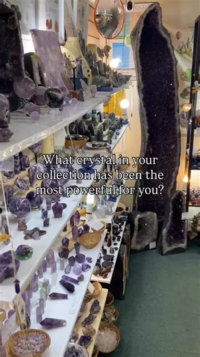 2.2K views · 32 reactions | Looking forward to reading your answers on this! ✨ What crystal in your collection has been the most powerful or had the most effect on you? Let us know in the comments | The Crystal Shop | Facebook
