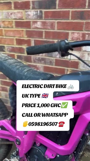 ELECTRIC DIRT BIKE 🚲 UK TYPE 🇬🇧 PRICE 1,000 GHC✅ CALL OR WHATSAPP 🖐️0598196507☎️ #ghanatitktok🇬🇭 #fyppppppppppppppppppppppp #foryoupage❤️❤️ #fypシ゚ #fyp