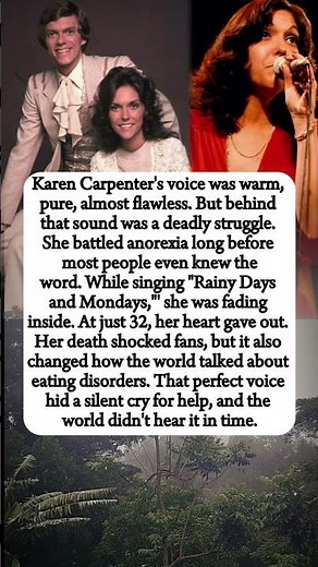 Karen Carpenter's Tragic Story Changed the World Forever