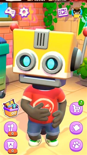 Talking Tom Funny Robot 🤖😂 filter just for laughs 🤣😂#trends #talkingtom #funnycat #tom #funny