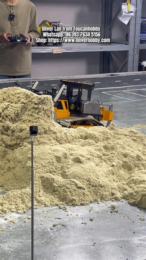 3.7K views · 47 reactions | Get a sneak peek! Oliver is introducing a new "member" – the 1/14 scale hydraulic bulldozer D155! What do you think of the thrust of its front blade? #RCmodel #RCworld #RClife #RClover #RCcommunity #RCtoys #RC #Bulldozer #Toucanhobby | oliverhobby.com | Facebook