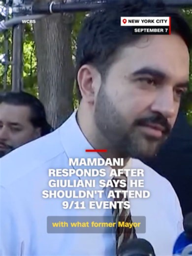 New York Mayor Zohran Mamdani said he will attend ceremonies marking the 25th anniversary of the September 11 attacks, responding after former Mayor Rudy Giuliani said Mamdani’s presence would offend him.