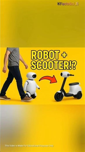 Robot OR Scooter ? 🛵 🤖 रोबोट या स्कूटर? #shortsfeed