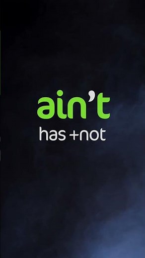 Informal Contractions In English | How to use ‘ain’t’? Slang English Words #shorts English Lessons