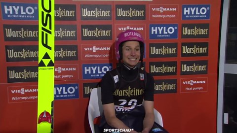 Sportschau Wintersport: "Grinsebacke" Felix Hoffmann startet durch