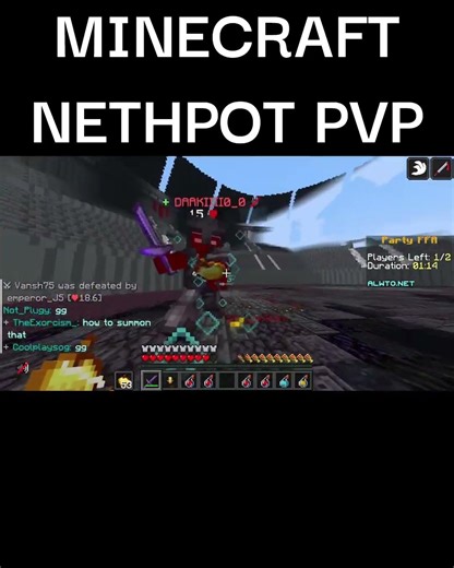 Insane NethPot PvP Combo Skills 🔥