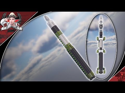 Minecraft: Modern LGM-30G Minuteman III | Intercontinental Ballistic Missile Tutorial