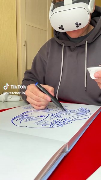 Sketchar mobile app on TikTok