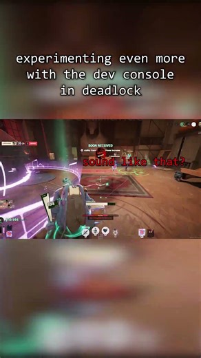 Experimenting even more with the dev console in #deadlock