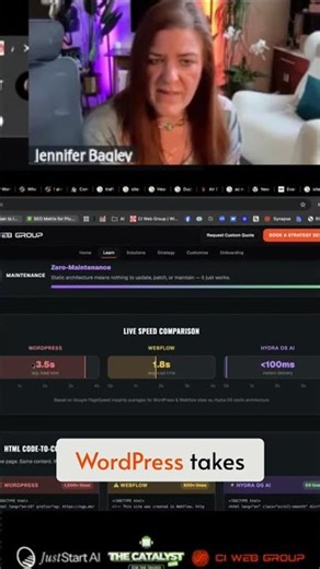 Cortex AI: Hydra OS Revolutionizes Website Speed #shorts
