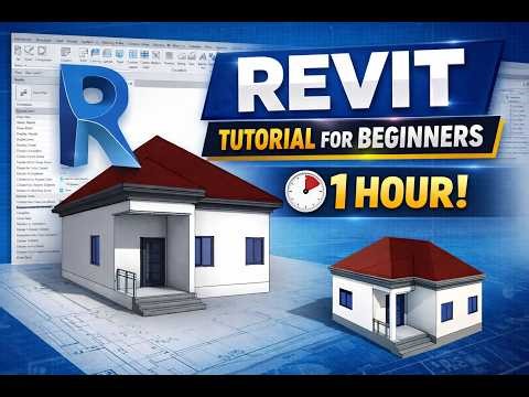 Revit - Tutorials for Beginners in 1HOUR! [ COMPLETE GUIDE ]