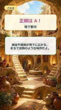 [World Mystery Quiz] Turkey Edition! A Secret Underground City and Fairy Chimneys? #shorts #educa...