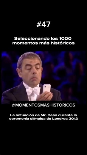 MOMENTOS MAS HISTORICOS | En la ceremonia de apertura de los Juegos Olímpicos de Londres 2012, Rowan Atkinson protagonizó uno de los momentos más recordados al... | Instagram