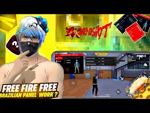 I TRY FREE FIRE BRAZILIAN FREE PHONE PANEL 😱 / FREE FIRE DARK AURA PANEL ON MOBILE / FREE FIRE PANEL