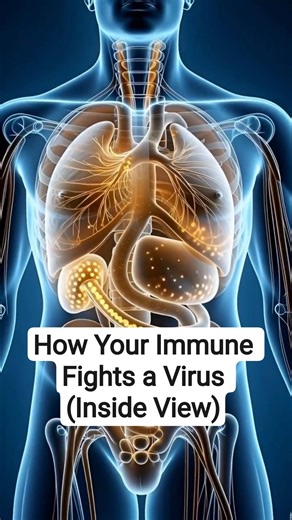 How Your Body Fights a Virus (Inside View) #howyourbodyworks #bodymechanism #humanbody