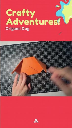 🐾 Easy Origami Dog for Kids and Beginners! 🐾Origami Dog