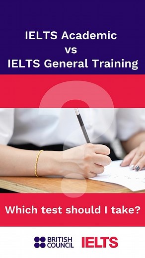 IELTS Academic or IELTS General Training- Which test should you take? Let us know in the comments which test you think is right for you! #IELTS #IELTSAcademic #IELTSGeneralTraining #BritishCouncil #IELTSTest #PrepareForIELTS #takeielts | Take IELTS Official