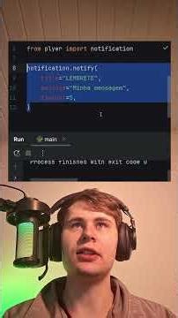 Notificações no Python usando o plyer