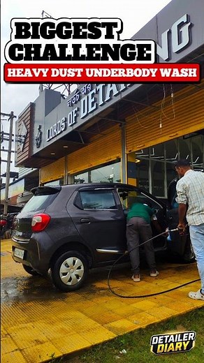 Biggest Callenge| Car Underbody Wash without Ramp #car #autodetailing #automobile