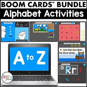 Boom Cards Alphabet Activities Bundle (Digital Task Cards) - Distance Learning