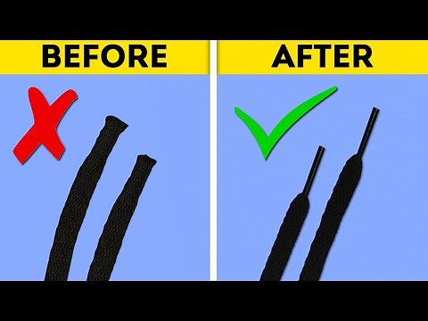 How To Fix Your SHOE LACE ! ( SaTisfyiNg )💢😀